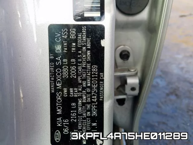 3KPFL4A75HE011289 фото 2