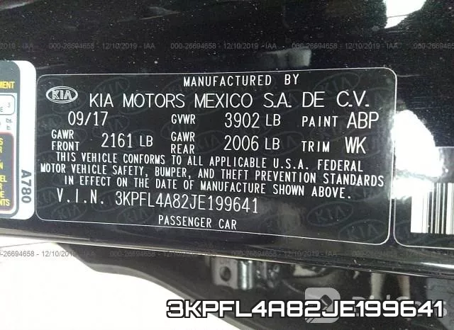 3KPFL4A82JE199641 фото 10