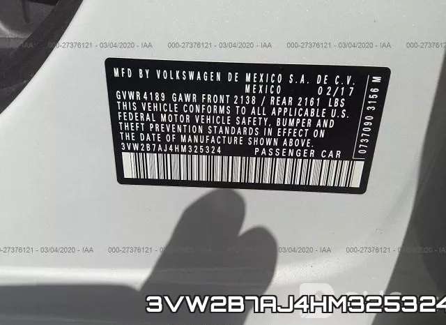 3VW2B7AJ4HM325324 фото 10