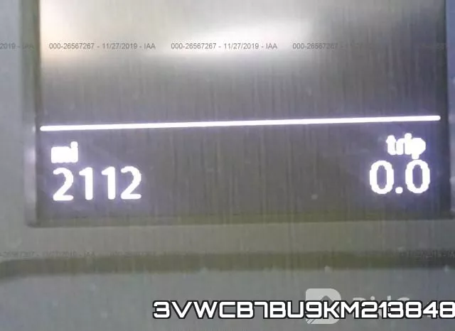 3VWCB7BU9KM213848 фото 8