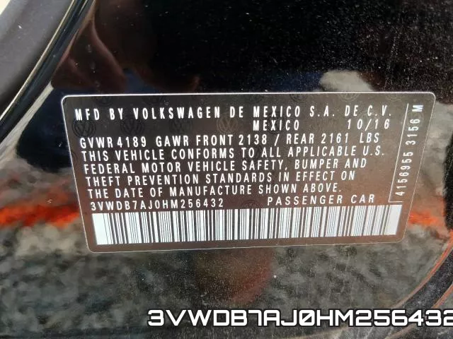 3VWDB7AJ0HM256432 фото 2