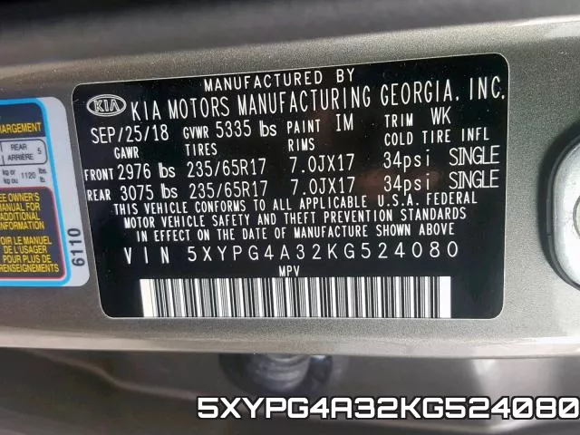 5XYPG4A32KG524080 фото 2