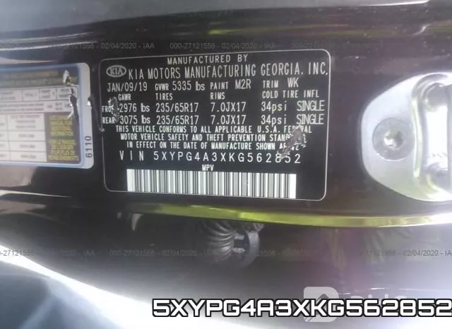 5XYPG4A3XKG562852 фото 10