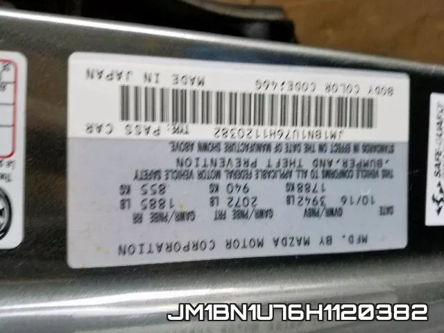 JM1BN1U76H1120382 фото 2