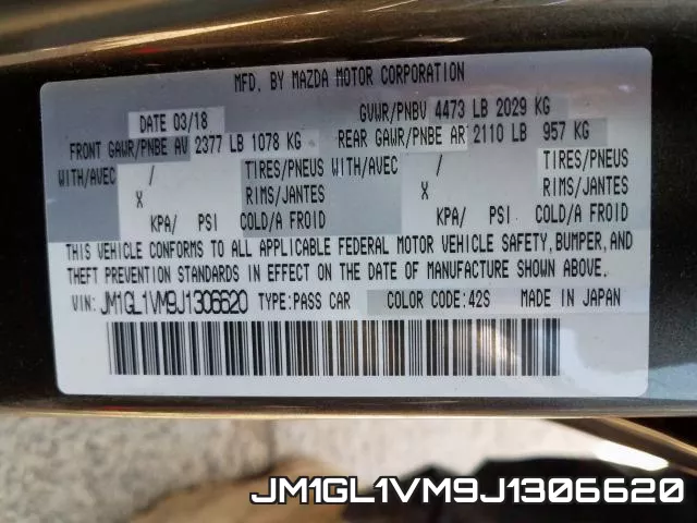 JM1GL1VM9J1306620 фото 2