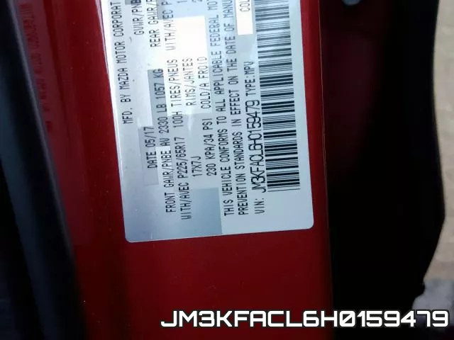 JM3KFACL6H0159479 фото 2