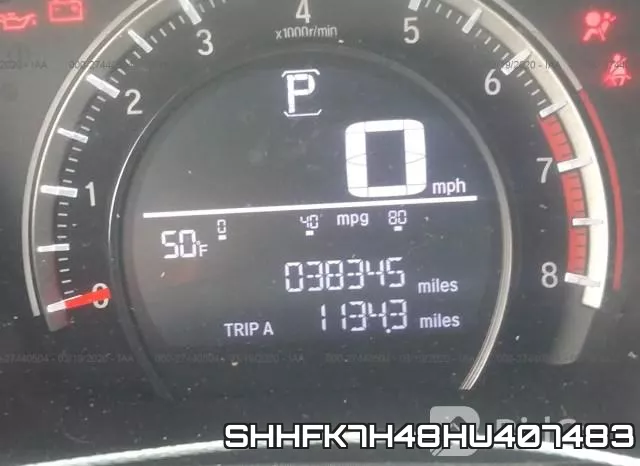 SHHFK7H48HU407483 фото 8