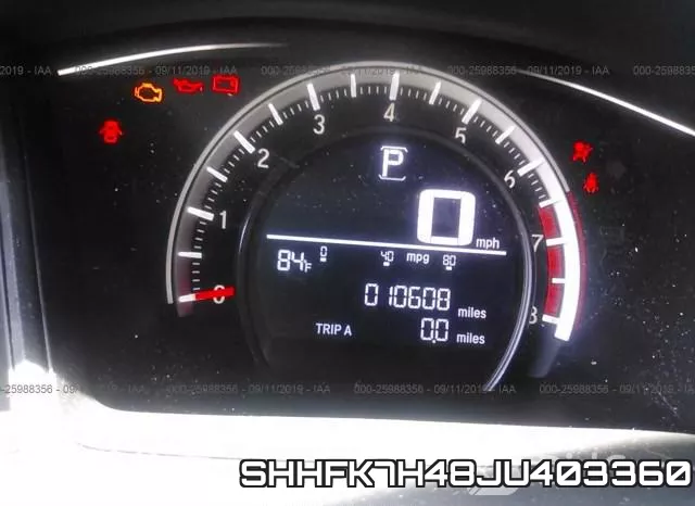 SHHFK7H48JU403360 фото 8