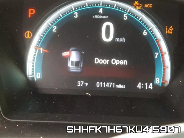 SHHFK7H67KU415907 фото 9