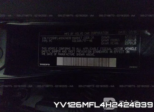 YV126MFL4H2424839 фото 10