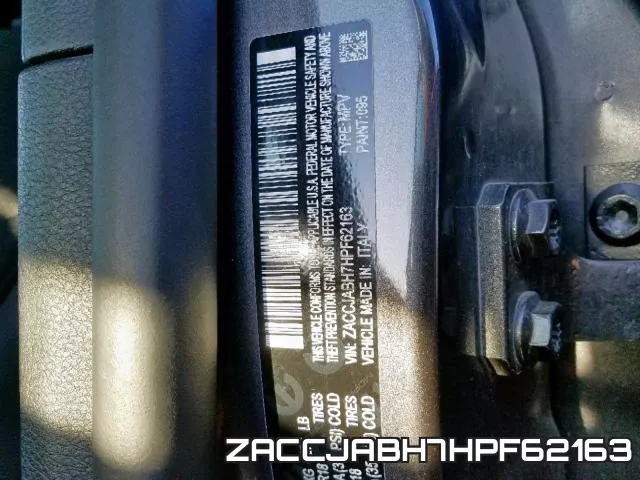 ZACCJABH7HPF62163 фото 2