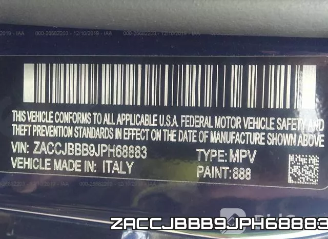ZACCJBBB9JPH68883 фото 10