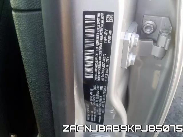 ZACNJBAB9KPJ85075 фото 2