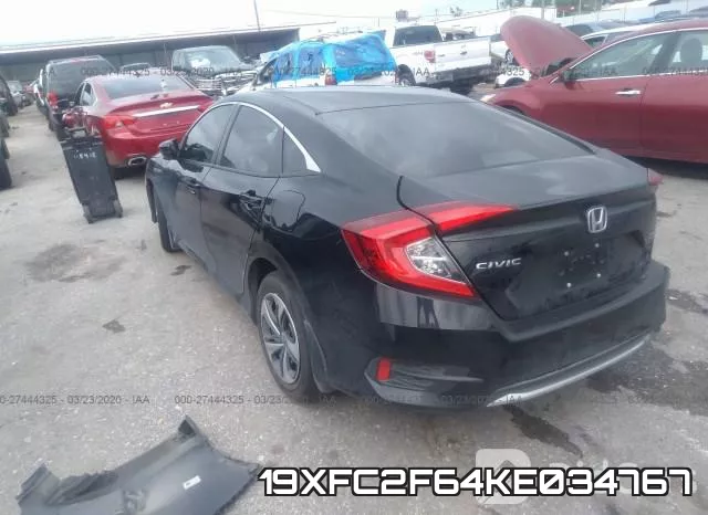19XFC2F64KE034767 фото 4