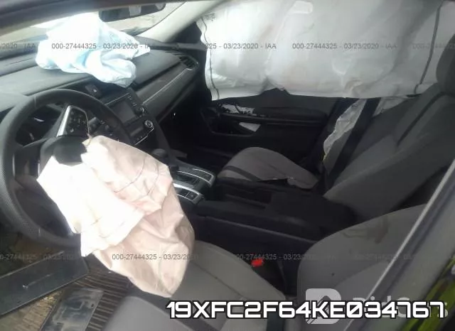19XFC2F64KE034767 фото 6