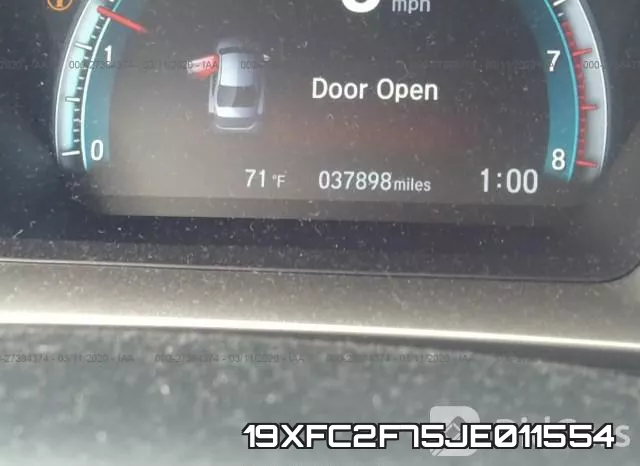 19XFC2F75JE011554 фото 8
