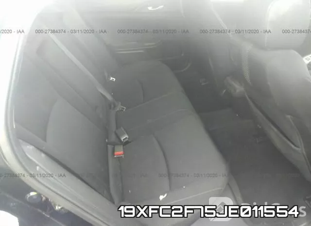 19XFC2F75JE011554 фото 9