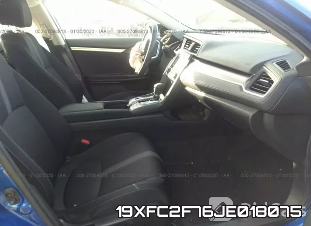 19XFC2F76JE018075 фото 6