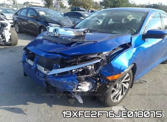 19XFC2F76JE018075 фото 7