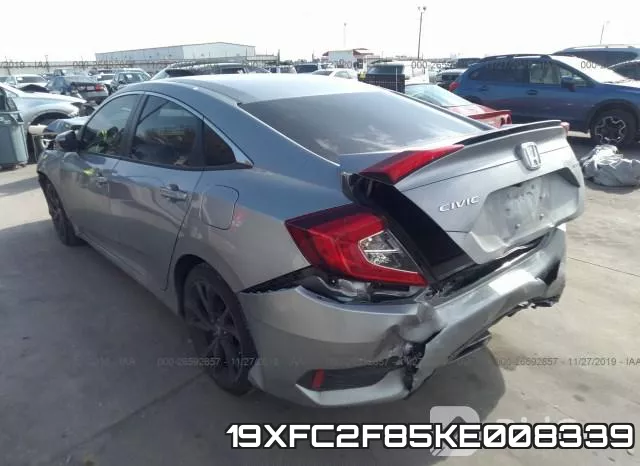 19XFC2F85KE008339 фото 4