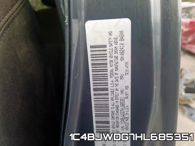 1C4BJWDG7HL685351 фото 2