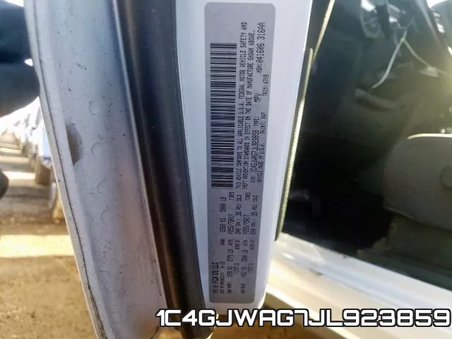 1C4GJWAG7JL923859 фото 2