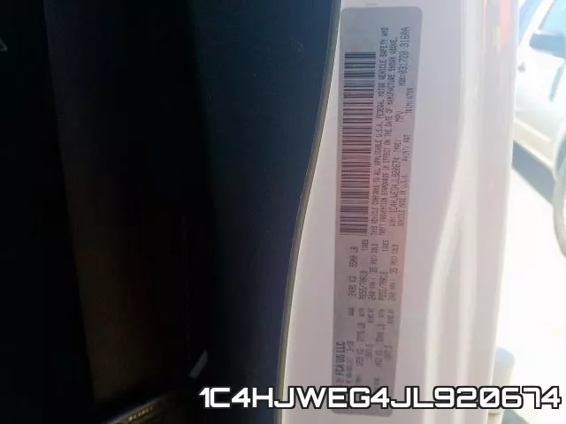 1C4HJWEG4JL920674 фото 2
