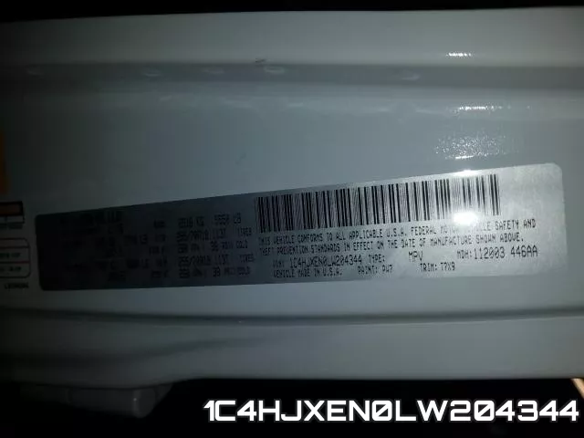 1C4HJXEN0LW204344 фото 2