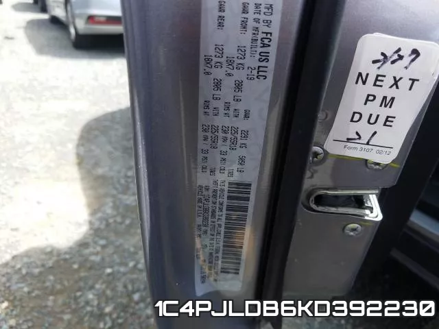 1C4PJLDB6KD392230 фото 2