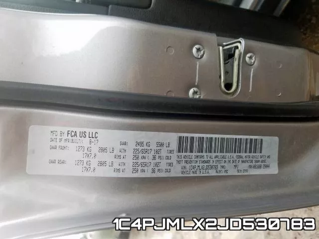1C4PJMLX2JD530783 фото 2