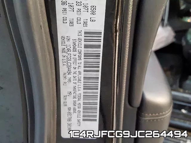 1C4RJFCG9JC264494 фото 2
