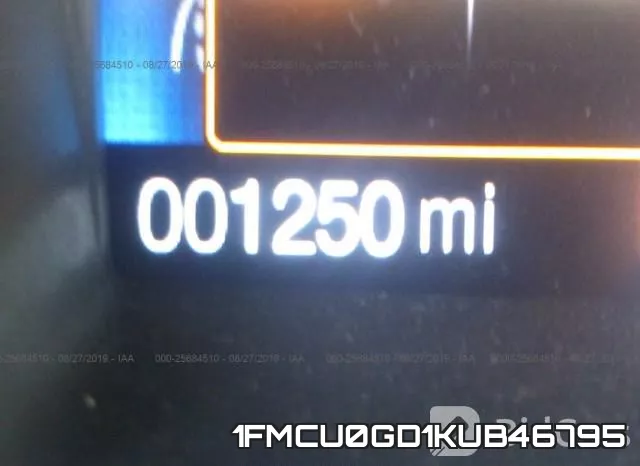 1FMCU0GD1KUB46795 фото 8