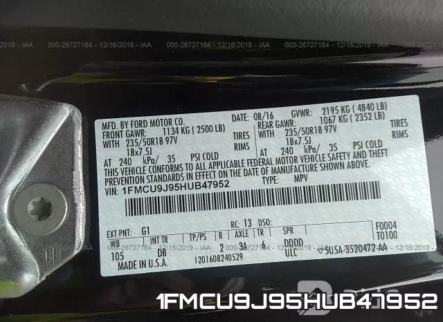 1FMCU9J95HUB47952 фото 10
