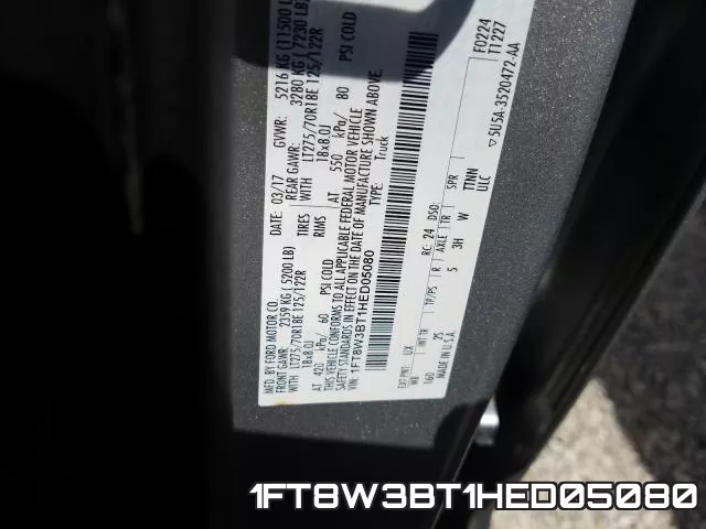 1FT8W3BT1HED05080 фото 2