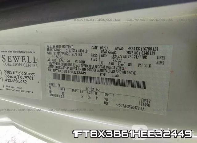1FT8X3B61HEE32449 фото 10
