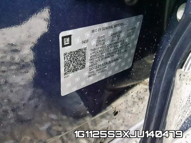 1G1125S3XJU140479 фото 2