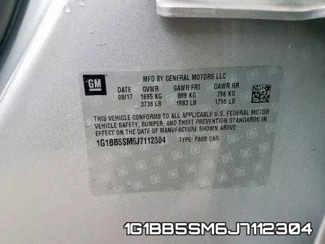 1G1BB5SM6J7112304 фото 2