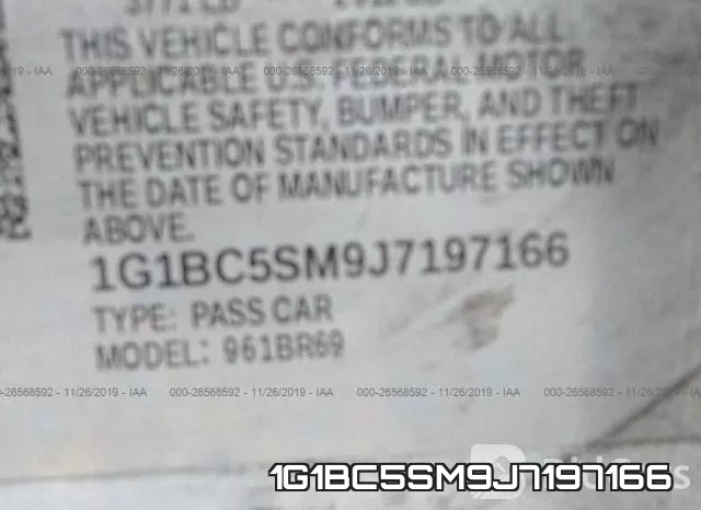 1G1BC5SM9J7197166 фото 10