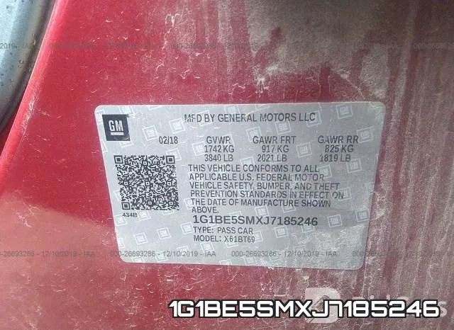 1G1BE5SMXJ7185246 фото 10