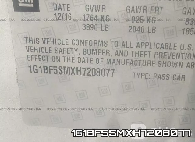 1G1BF5SMXH7208077 фото 10