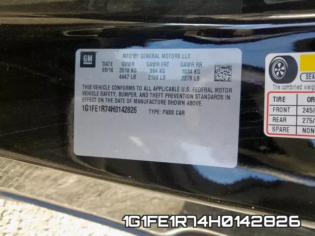 1G1FE1R74H0142826 фото 2
