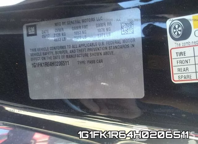 1G1FK1R64H0206511 фото 10