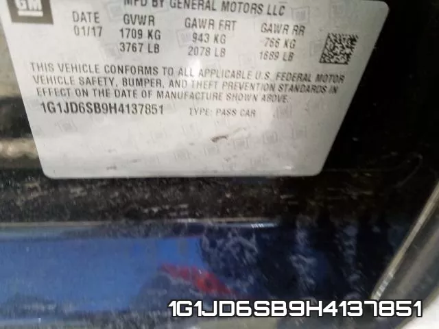 1G1JD6SB9H4137851 фото 2