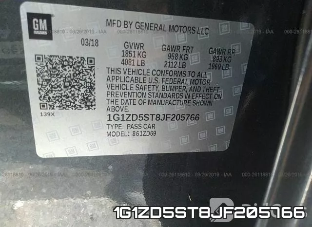 1G1ZD5ST8JF205766 фото 10