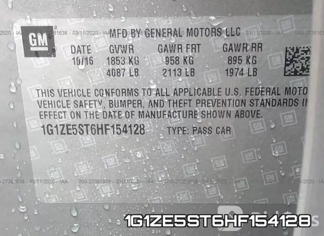1G1ZE5ST6HF154128 фото 10