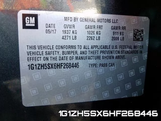 1G1ZH5SX6HF268446 фото 2