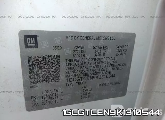 1GCGTCEN9K1310544 фото 10