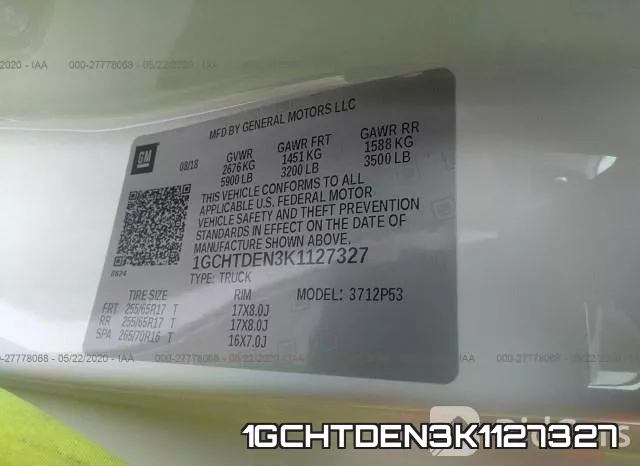 1GCHTDEN3K1127327 фото 10