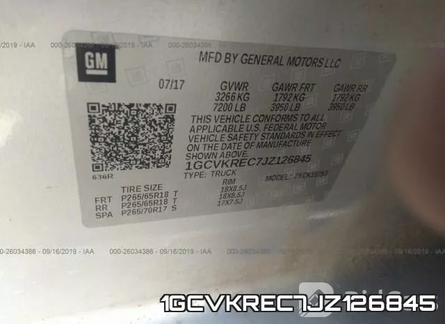 1GCVKREC7JZ126845 фото 10