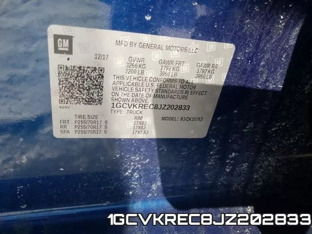 1GCVKREC8JZ202833 фото 2